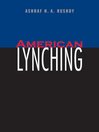 Cover image for American Lynching